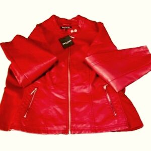 Brand New Women's Vegan Leather Baccini Jacket